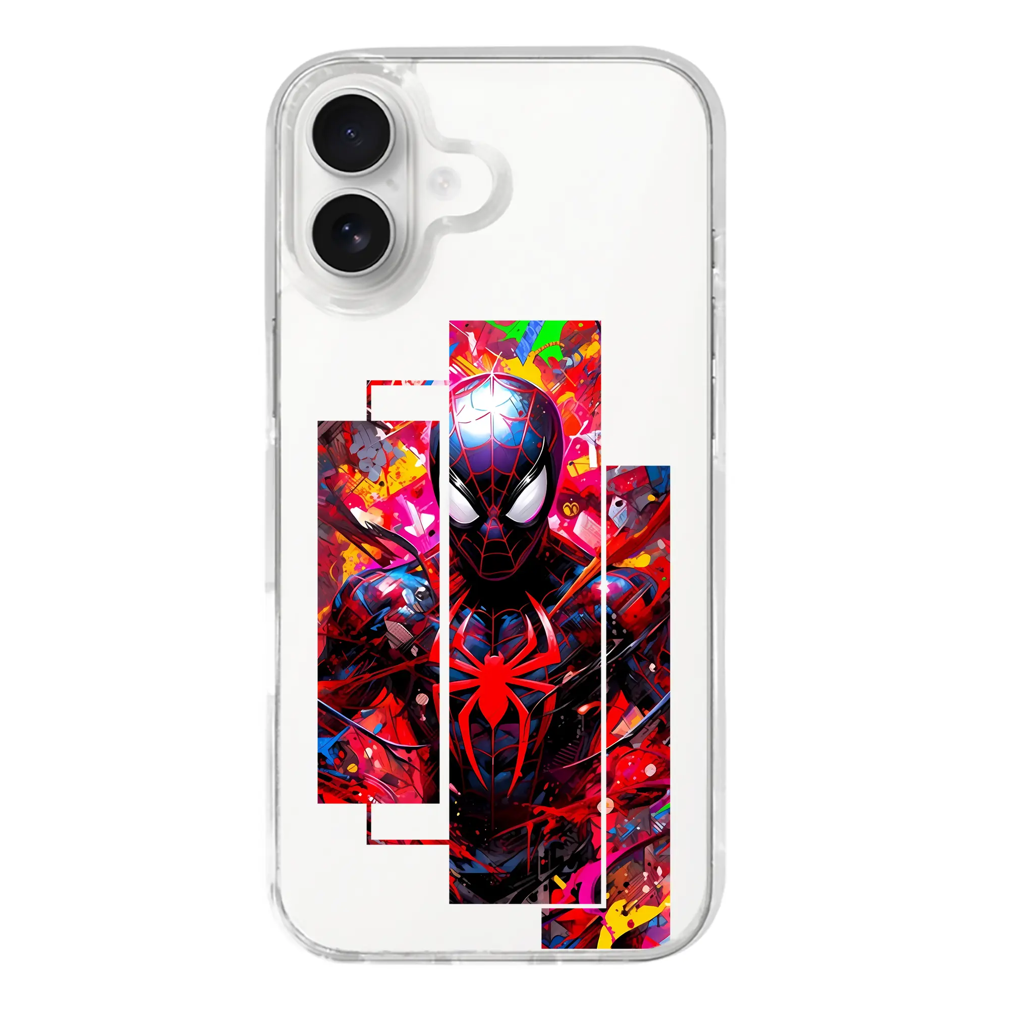 アベンジャーズ (Avenjāzu) グッズ スパイダーマン（Spider-Man） - iPhone 17シリーズ 透明スマホケース – 薄型・耐衝撃・精密フィット保護カバー